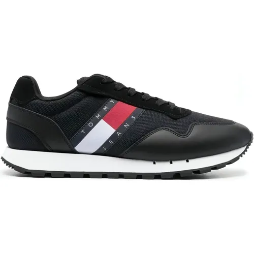 Retro Sneakers for Men , male, Sizes: 7 UK - Tommy Jeans - Modalova