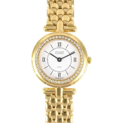 Pre-owned Gold watches , female, Sizes: ONE SIZE - Van Cleef & Arpels Pre-owned - Modalova