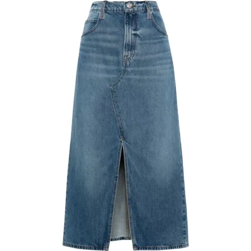 Denim Skirts , Damen, Größe: W26 - Frame - Modalova