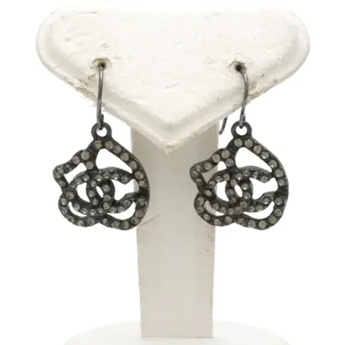 Pre-owned Metal earrings , female, Sizes: ONE SIZE - Chanel Vintage - Modalova