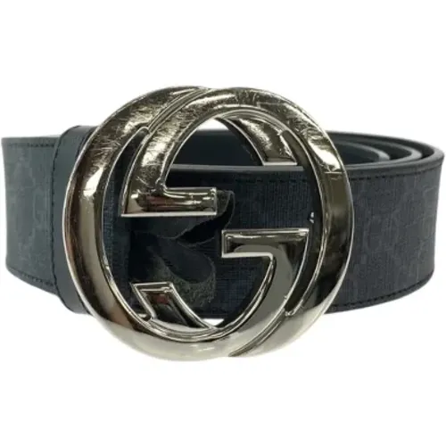 Pre-owned Belts, male, , Size: ONE SIZE Pre-owned Leather belts - Gucci Vintage - Modalova