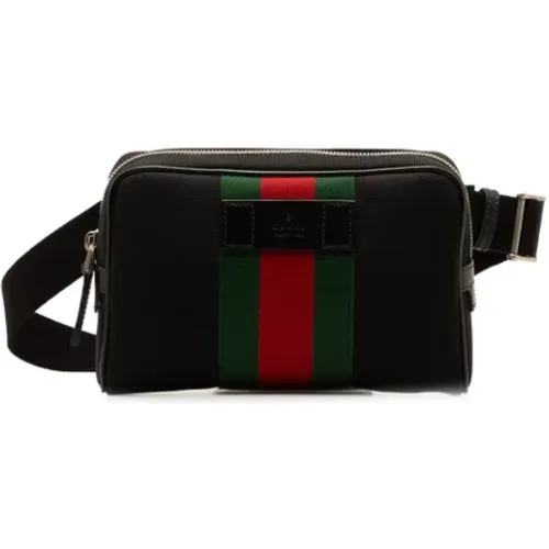 Pre-owned Belt Bags, female, , Size: ONE SIZE Pre-owned Canvas crossbody-bags - Gucci Vintage - Modalova