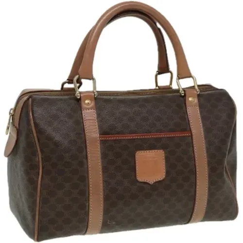 Pre-owned Weekend Bags, female, , Size: ONE SIZE Pre-owned Leather travel-bags - Celine Vintage - Modalova