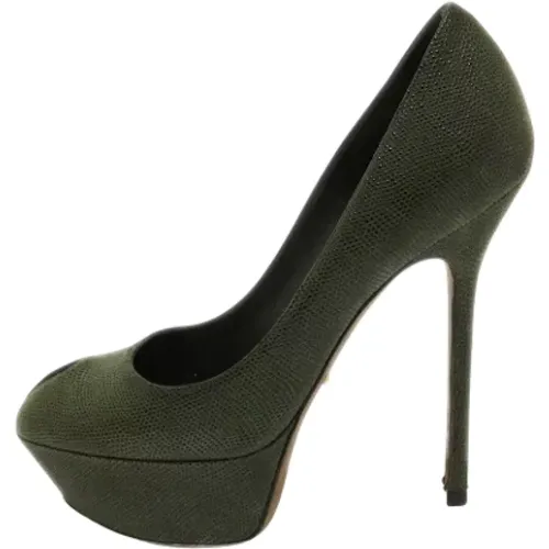 Pre-owned Suede heels , female, Sizes: 2 UK - Sergio Rossi Pre-owned - Modalova