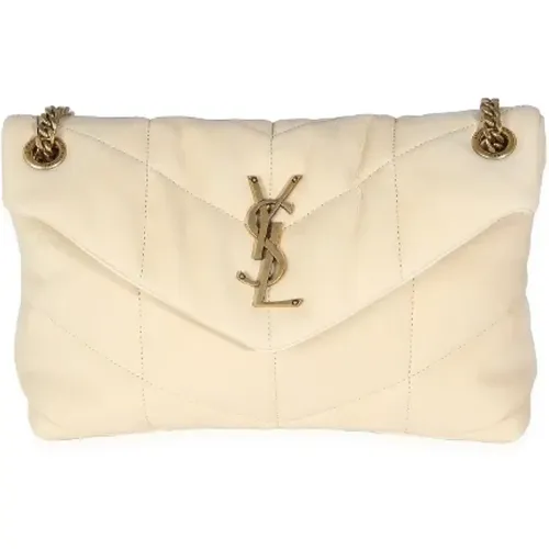 Pre-owned Leather shoulder-bags , female, Sizes: ONE SIZE - Yves Saint Laurent Vintage - Modalova