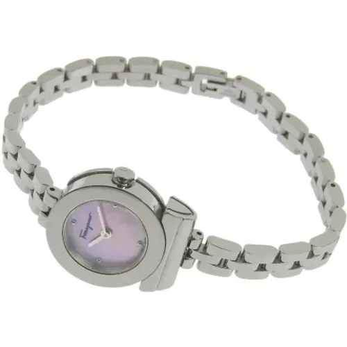 Pre-owned Watches, female, , Size: ONE SIZE Pre-owned Stainless Steel watches - Salvatore Ferragamo Pre-owned - Modalova