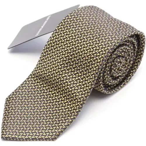 Pre-owned Accessories, male, , Size: ONE SIZE Pre-owned Silk home-office - Armani Pre-owned - Modalova