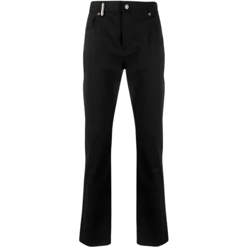 Wide Trousers, male, , Size: XL Classic Straight Leg Pants - Moschino - Modalova