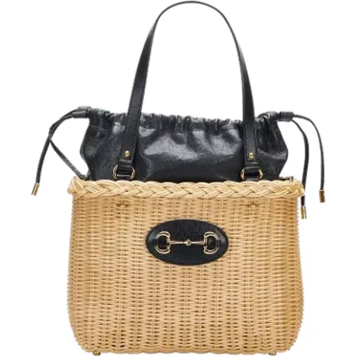 Pre-owned Raffia gucci-bags , female, Sizes: ONE SIZE - Gucci Vintage - Modalova