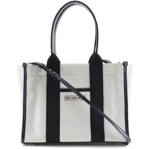 Pre-owned Tote Bags, female, , Size: ONE SIZE Pre-owned Canvas balenciaga-bags - Balenciaga Vintage - Modalova