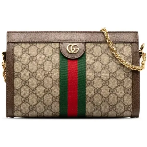 Pre-owned Shoulder Bags, female, , Size: ONE SIZE Pre-owned Canvas gucci-bags - Gucci Vintage - Modalova