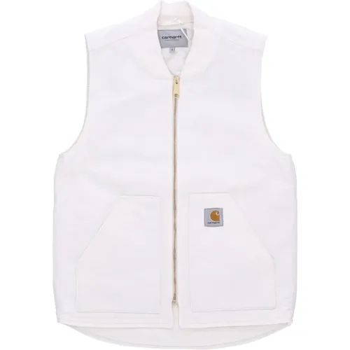 Vests, male, , Size: S Classic Vest Wax Rinsed - Carhartt WIP - Modalova