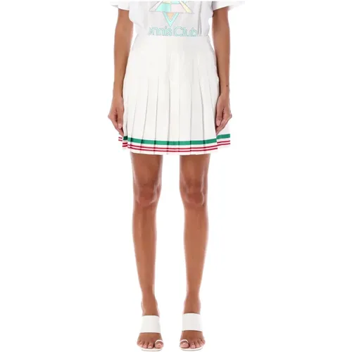 Pleated Mini Skirt Casa Way , female, Sizes: XS - Casablanca - Modalova