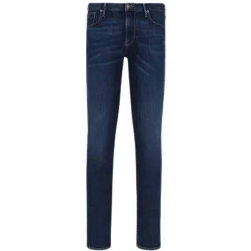 Slim Fit 5 Pocket Denim Jeans , male, Sizes: W42, W38, W36, W33, W31, W29, W30, W34, W32 - Emporio Armani - Modalova