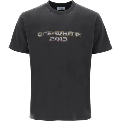 Bacchus Print T-Shirt , Herren, Größe: L - Off White - Modalova