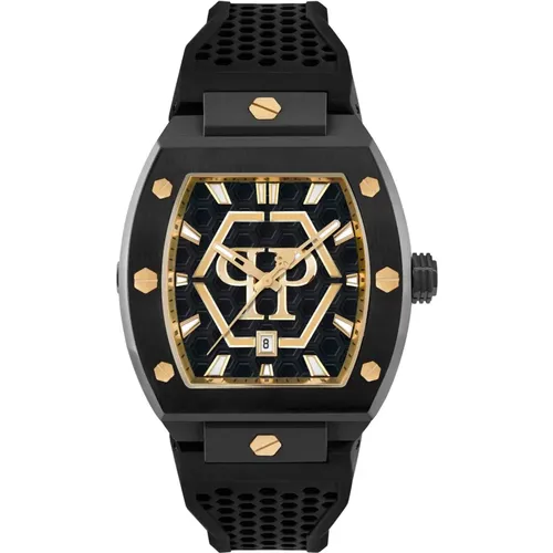 Watches, male, , Size: ONE SIZE The Hexagon Phantom Men's Watch - Philipp Plein - Modalova