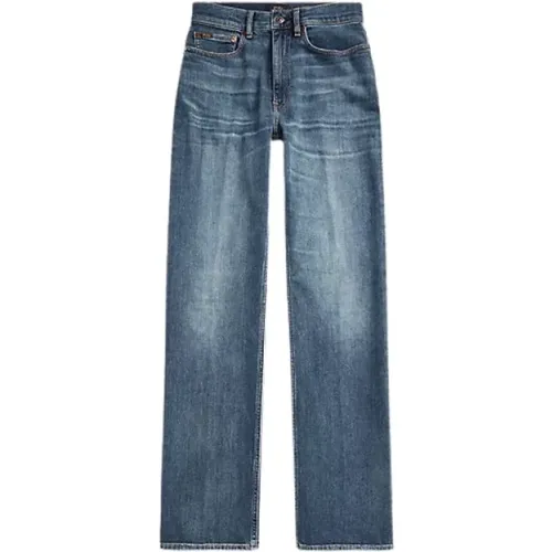 Straight Telesto Wash Jeans , female, Sizes: W25, W28 - Ralph Lauren - Modalova