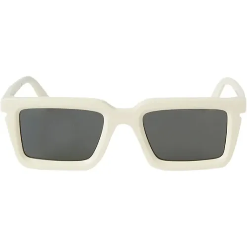 Luxus Stil Sonnenbrille Off White - Off White - Modalova