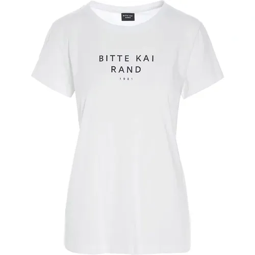 Logo Short-Sleeve T-Shirt , female, Sizes: 2XL, XL, XS, L, S - Bitte Kai Rand - Modalova