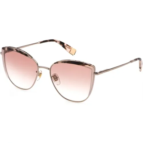 Stylische Sonnenbrille Sfu598V , Damen, Größe: 55 MM - Furla - Modalova