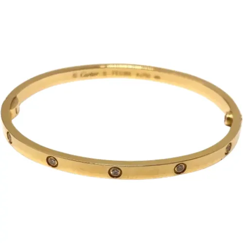 Pre-owned Jewellery, female, , Size: ONE SIZE Pre-owned Gold bracelets - Cartier Vintage - Modalova