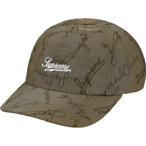 Script Logos 6-panel Tan Hat , unisex, Sizes: ONE SIZE - Supreme - Modalova