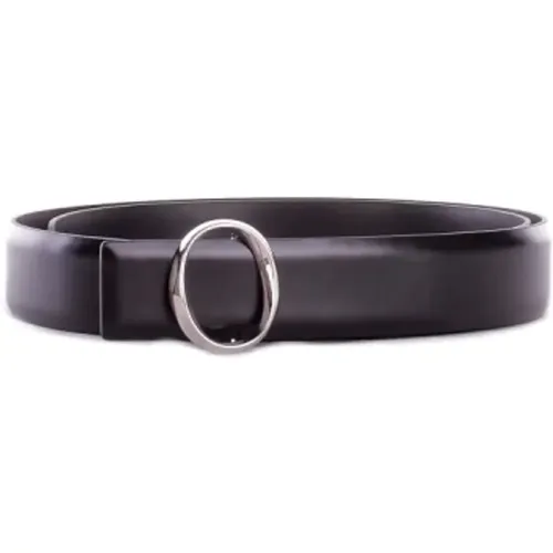 Belts, male, , Size: 105 CM Logo Front Buckle Belt - Orciani - Modalova