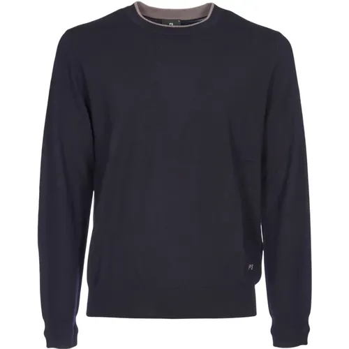 Blauer Merinowollpullover , Herren, Größe: XL - Paul Smith - Modalova