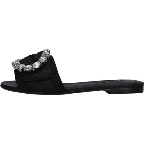 Sandalen Schwarz Dolce & Gabbana - Dolce & Gabbana - Modalova