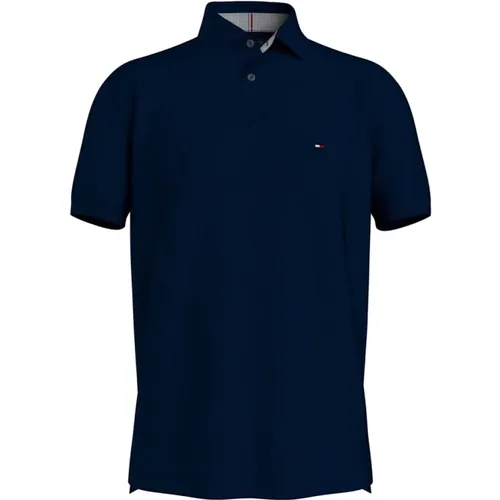 Polo Shirts, male, , Size: S Cotton Polo Shirt - Tommy Hilfiger - Modalova