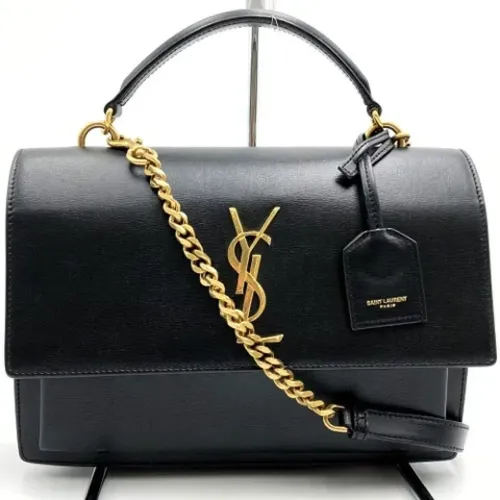 Pre-owned Leather handbags , female, Sizes: ONE SIZE - Yves Saint Laurent Vintage - Modalova