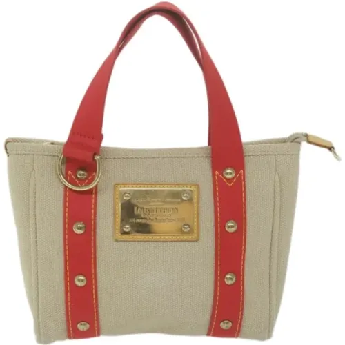 Pre-owned Tote Bags, female, , Size: ONE SIZE Pre-owned Canvas louis-vuitton-bags - Louis Vuitton Vintage - Modalova