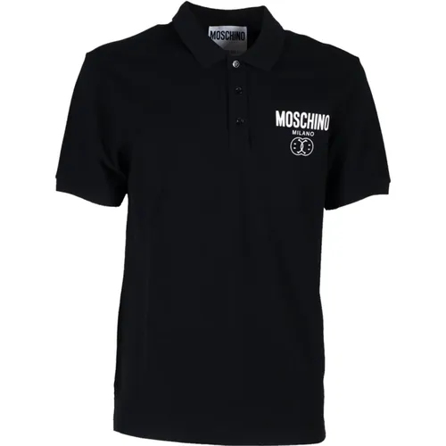 Polo Shirts, male, , Size: S Double Smile Polo - Moschino - Modalova