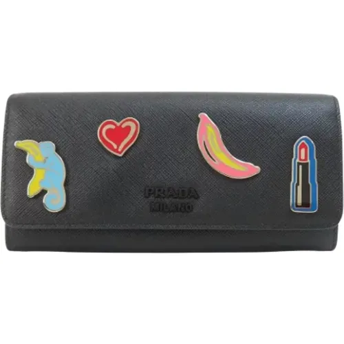 Pre-owned Leather wallets , female, Sizes: ONE SIZE - Prada Vintage - Modalova