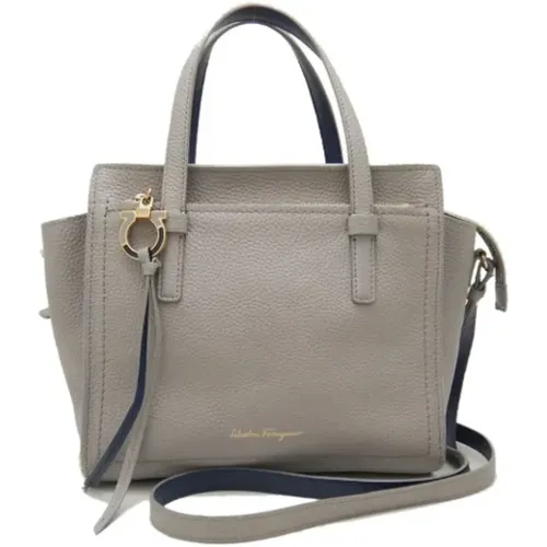 Pre-owned Cross Body Bags, female, , Size: ONE SIZE Pre-owned Fabric handbags - Salvatore Ferragamo Pre-owned - Modalova