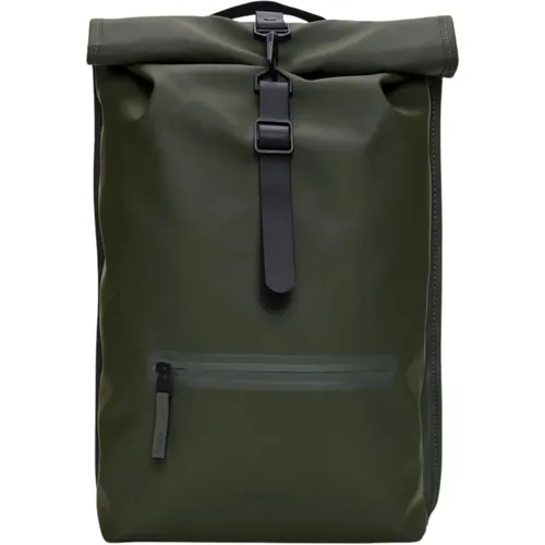 Urban Rolltop Backpack , male, Sizes: ONE SIZE - Rains - Modalova