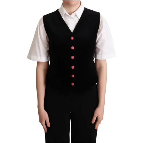 Formal Suit Vest , female, Sizes: L - Dolce & Gabbana - Modalova