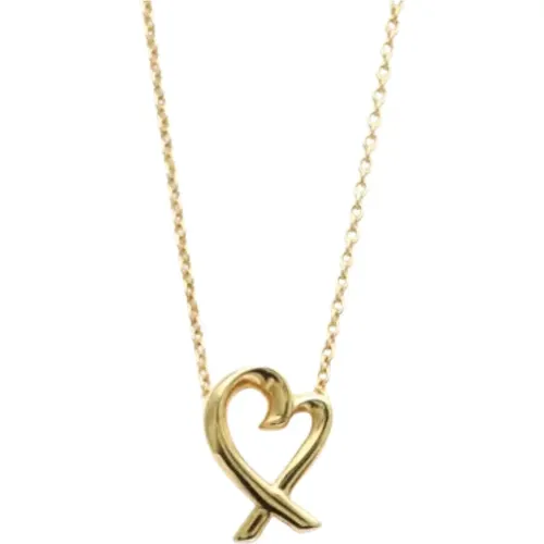 Pre-owned Jewellery, female, , Size: ONE SIZE Pre-owned Gold necklaces - Tiffany & Co. Pre-owned - Modalova