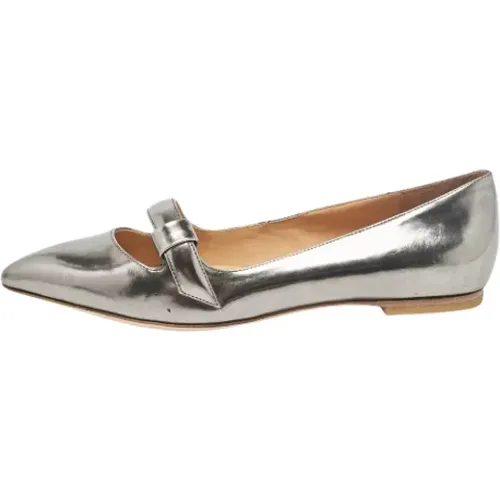 Pre-owned Leather flats , female, Sizes: 4 1/2 UK - Marc Jacobs Pre-owned - Modalova