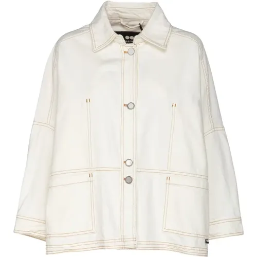 Denim Jacket with Square Pockets , female, Sizes: S, XS - OOF Wear - Modalova