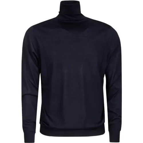 Turtlenecks, male, , Size: 5XL Merino Wool Turtleneck Sweater - Hindustrie - Modalova