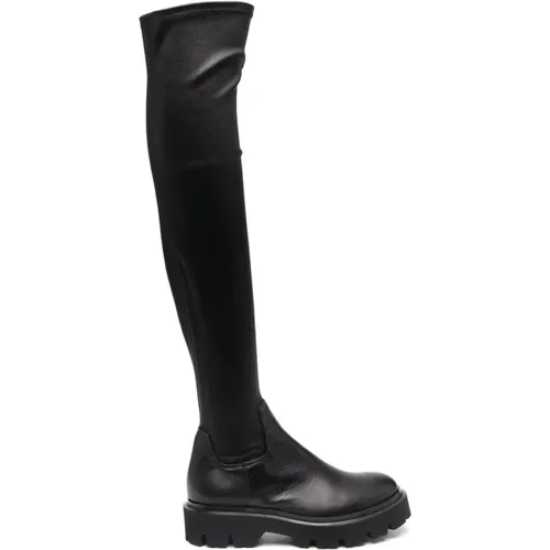 Afrodite Knee High Leather Boots , female, Sizes: 3 UK, 5 UK - Roberto Festa - Modalova