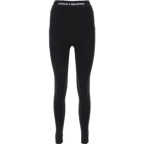 Elegant Stretch Leggings , female, Sizes: M, XS - Paco Rabanne - Modalova