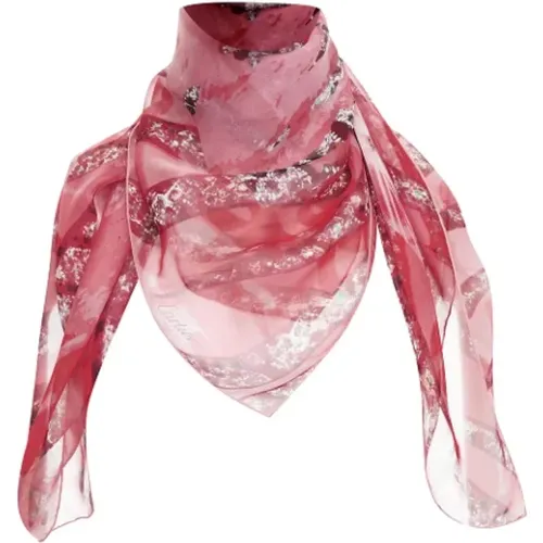 Pre-owned Scarves, female, , Size: ONE SIZE Pre-owned Silk scarves - Cartier Vintage - Modalova