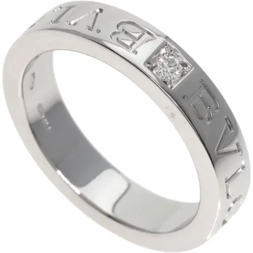 Pre-owned Jewellery, unisex, , Size: ONE SIZE Pre-owned Silver rings - Bvlgari Vintage - Modalova