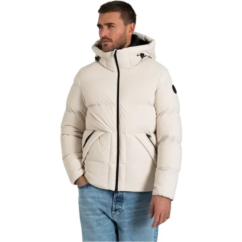 Daunenjacke mit Polyamid und Elasthan , Herren, Größe: 2XL - Woolrich - Modalova