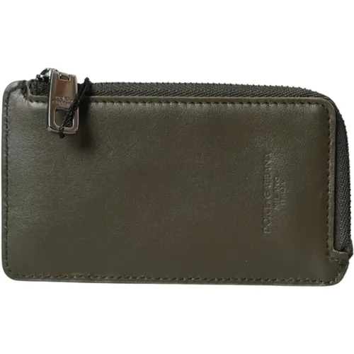 Leather Logo Cardholder Wallet , female, Sizes: ONE SIZE - Dolce & Gabbana - Modalova