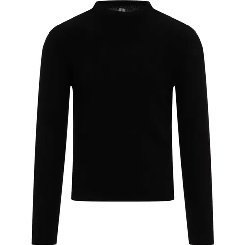 Ribbed Geo Sweater , male, Sizes: L, M - Rick Owens - Modalova