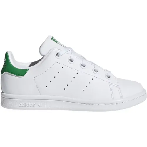 Weiße Stan Smith Sneakers mit Schnürung - Adidas - Modalova