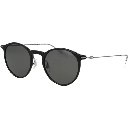 Stylish Sunglasses Mb0097S , male, Sizes: 50 MM - Montblanc - Modalova